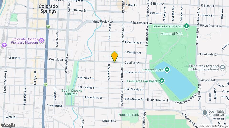 823 Costilla St Map and Location Details