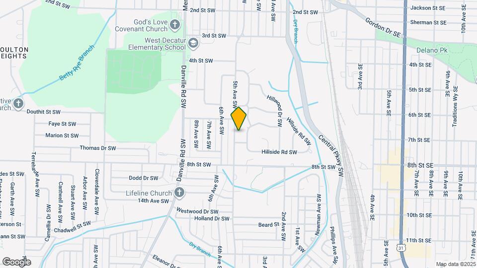 1018 5th Ave SW Map and Location Details