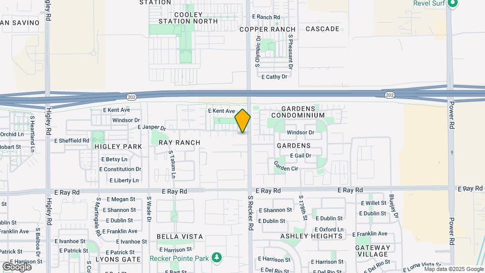 1387 S Joshua Tree Ln Map and Location Details