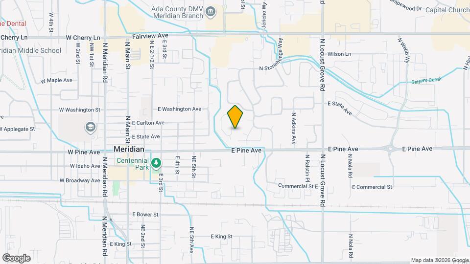 1020 N Crestley Ave Mapa y Detalles de la Ubicación