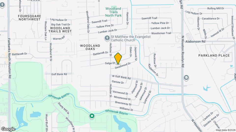 7706 Deadwood Dr Map and Location Details