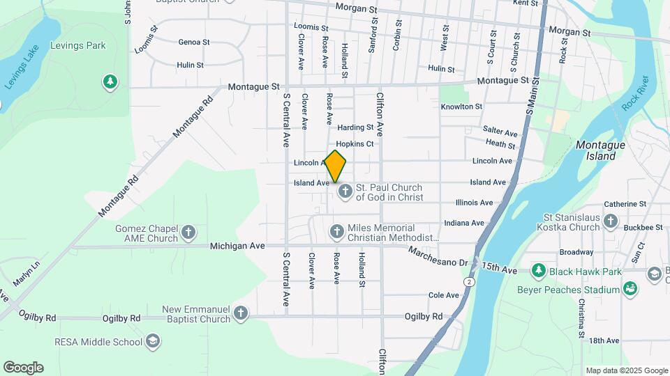 1020 Island Ave Mapa y Detalles de la Ubicación