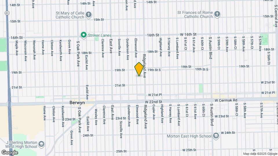 1917 Elmwood Ave Map and Location Details