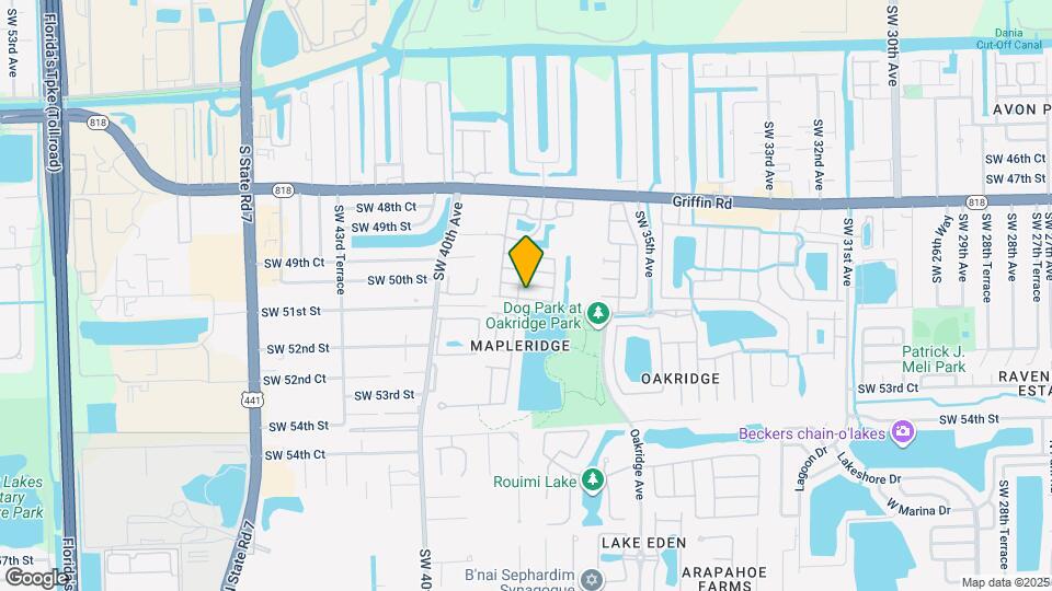 3769 SW 51st St Map and Location Details