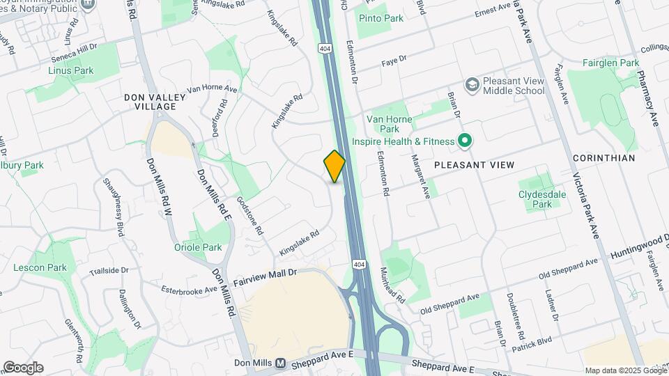 61 Kingslake Rd Map and Location Details