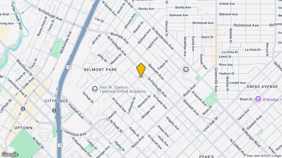 2222 N Prairie Ave Map and Location Details