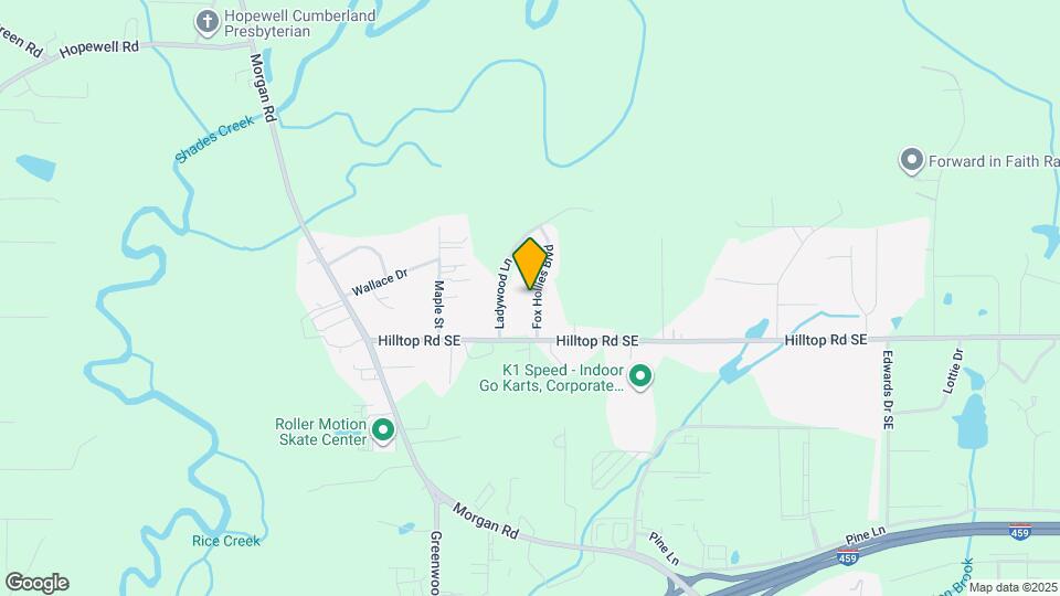 118 Fox Hollies Blvd Map and Location Details