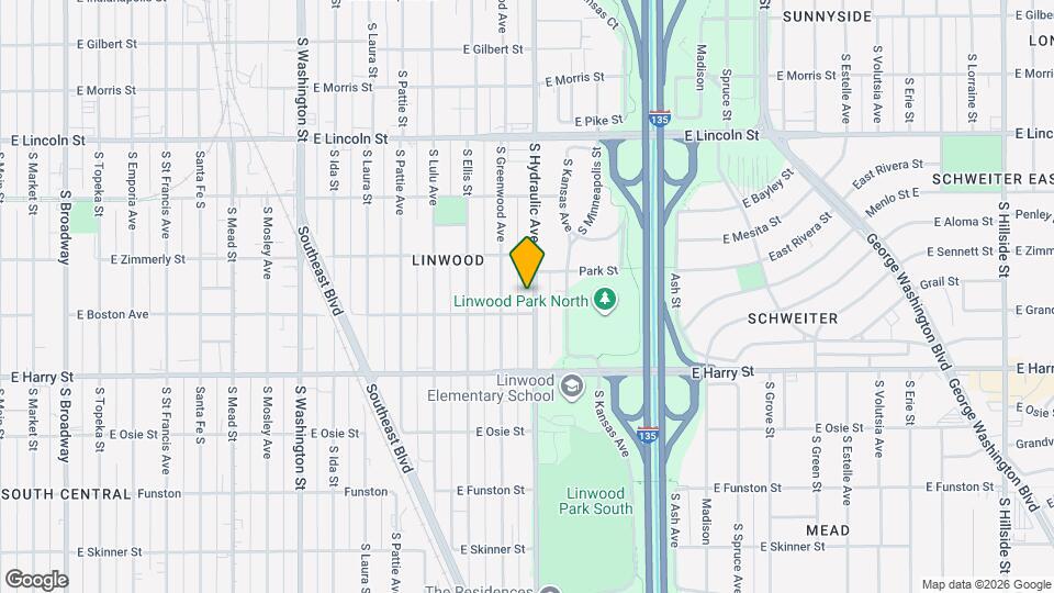 1443 S Hydraulic Ave Map and Location Details
