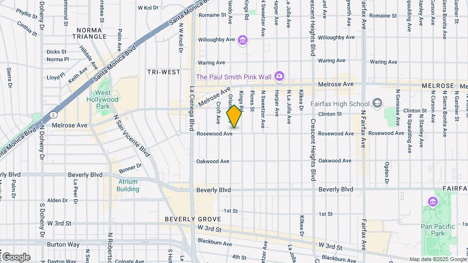 500 Orlando Ave Map and Location Details
