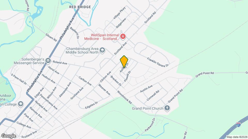 1970 Ashley Dr Map and Location Details