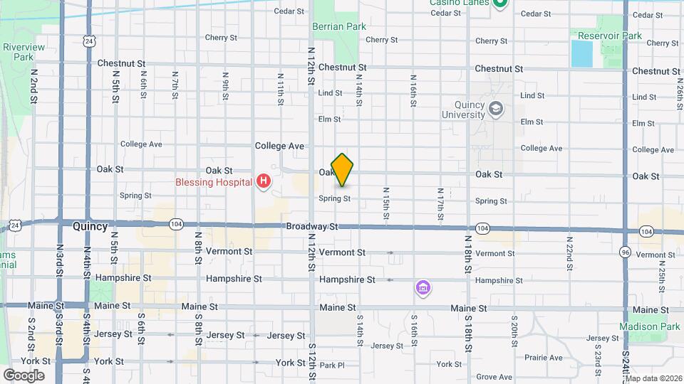 1305 Spring St Map and Location Details