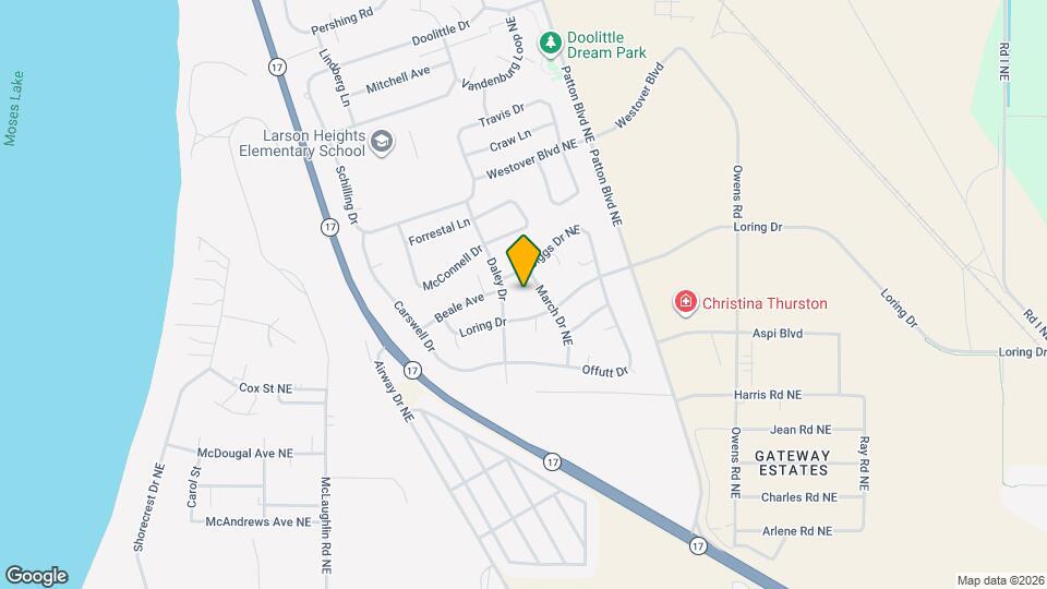 205 March Dr NE Mapa y Detalles de la Ubicación