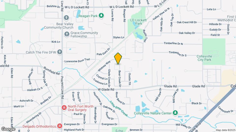 3409 Bear Creek Dr Map and Location Details