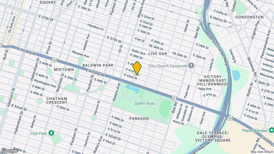 1208 E 42nd St Map and Location Details