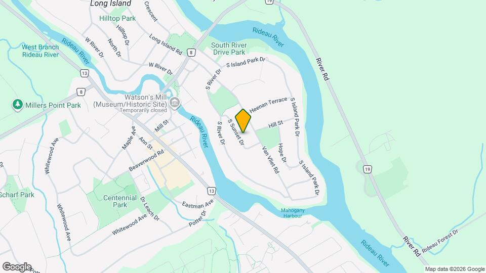 5575 S Sunset Dr Map and Location Details