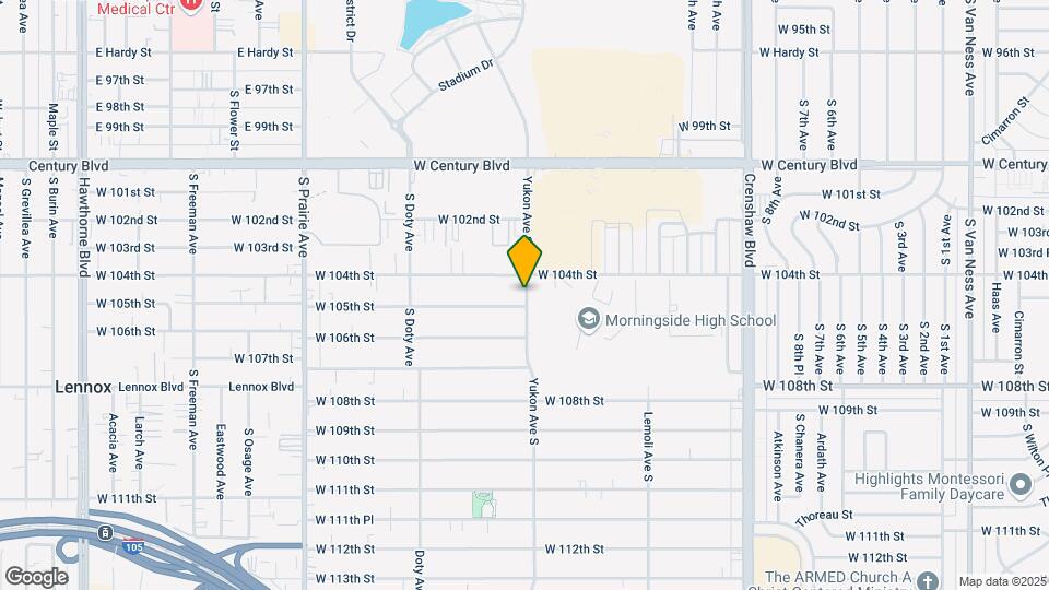 10419 Yukon Ave Map and Location Details