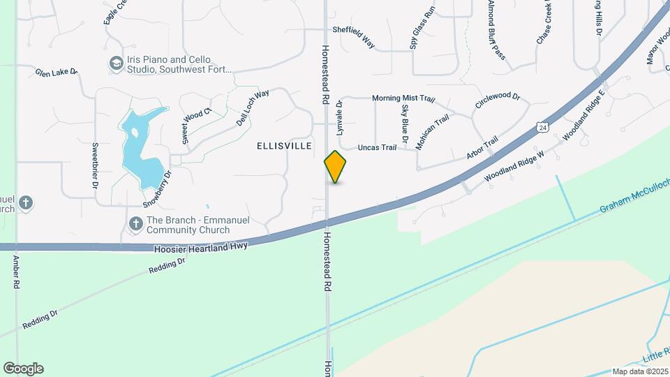 7079 Homestead Rd Map and Location Details