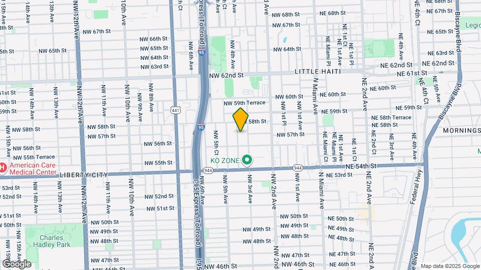 5701 NW 4th Ave Map and Location Details