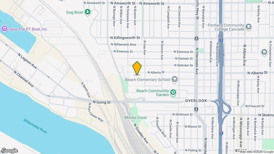 2311 N Humboldt St Map and Location Details