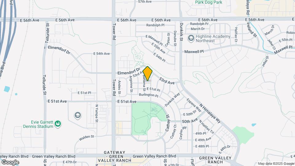 18252 E 52nd Ave Map and Location Details