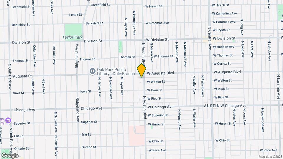 930 N Austin Blvd Mapa y Detalles de la Ubicación