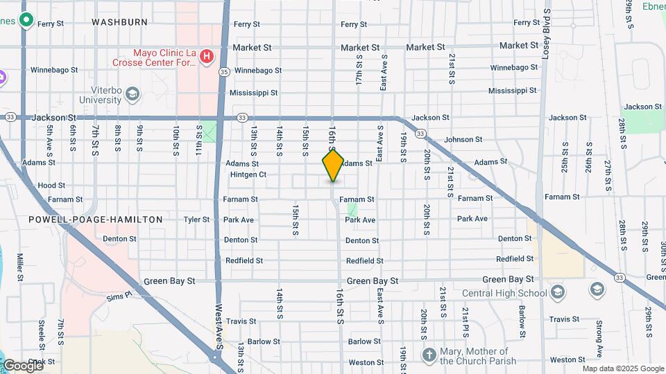 1233 16th St S Map and Location Details