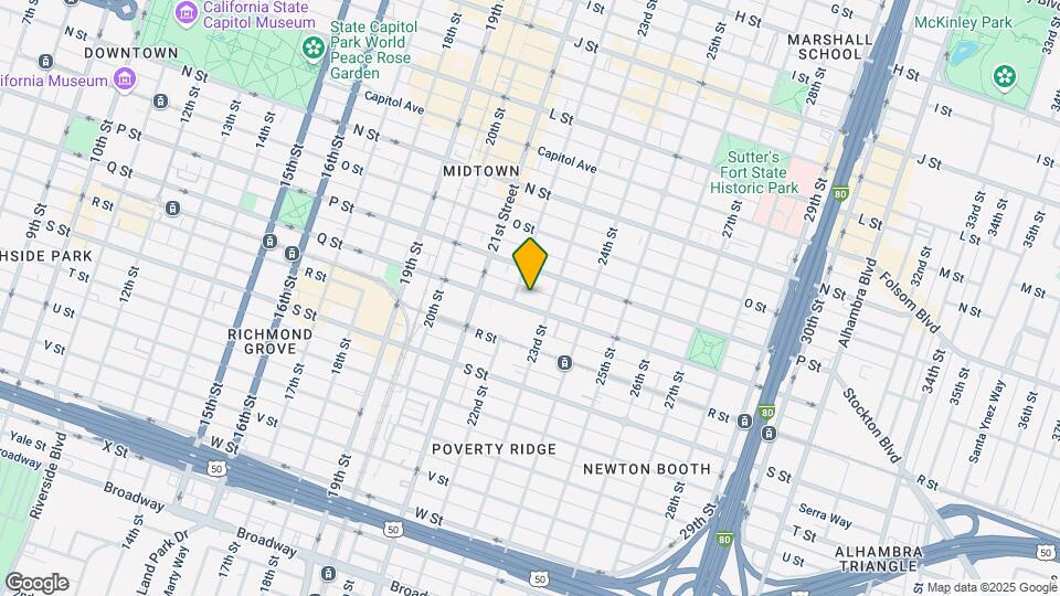 2209 Q St Map and Location Details