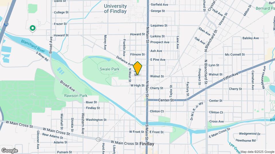 425 N Cory St Map and Location Details