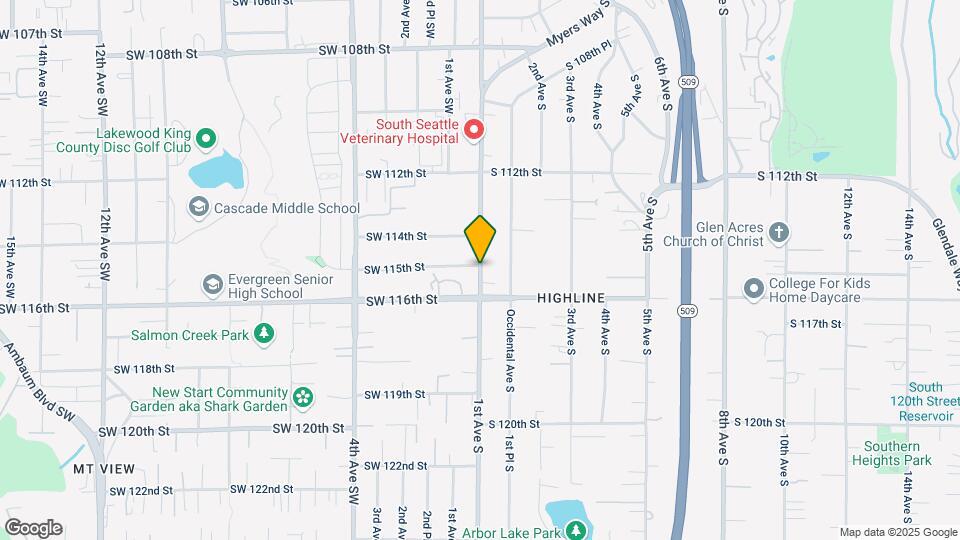 11446 1st Ave S Mapa y Detalles de la Ubicación