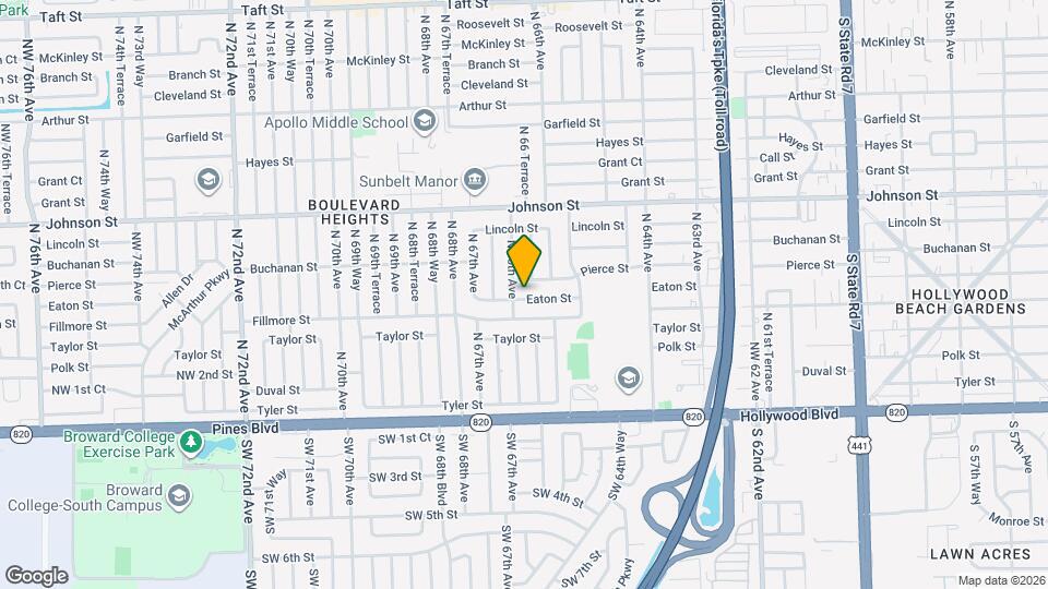 6573 Eaton St Map and Location Details