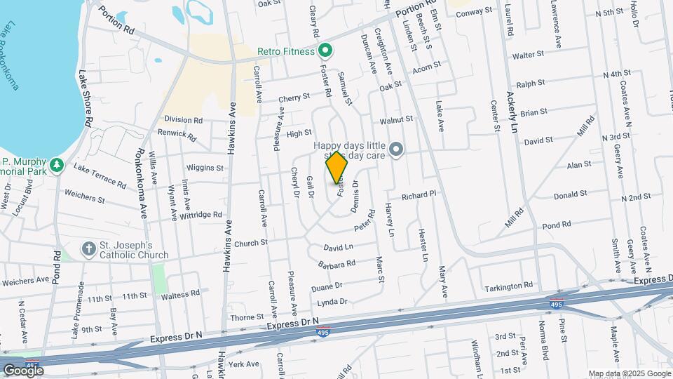 124 Foster Rd Map and Location Details