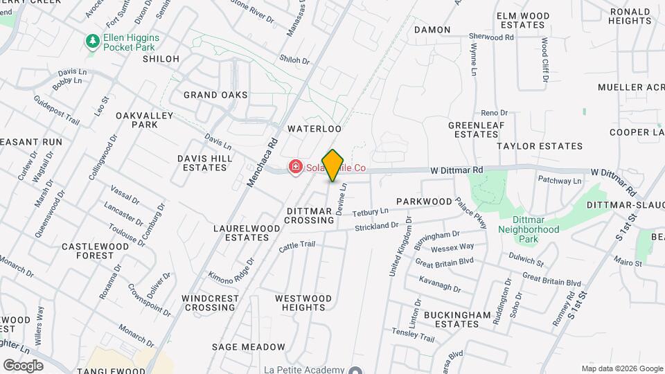 8511 Davis Oaks Trail Map and Location Details