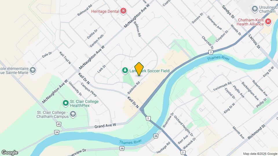 75 Baldoon Rd, Unit 1 Map and Location Details