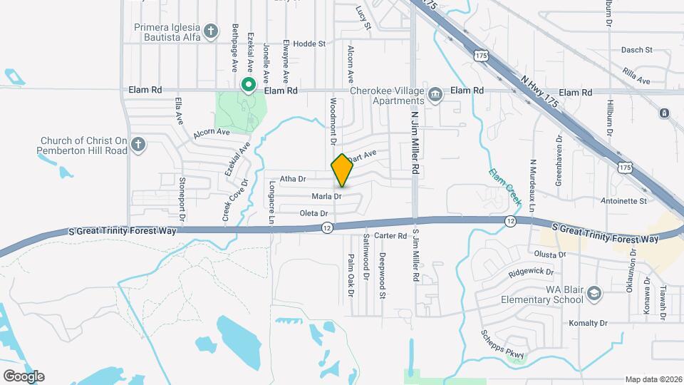 6811 Marla Dr Map and Location Details