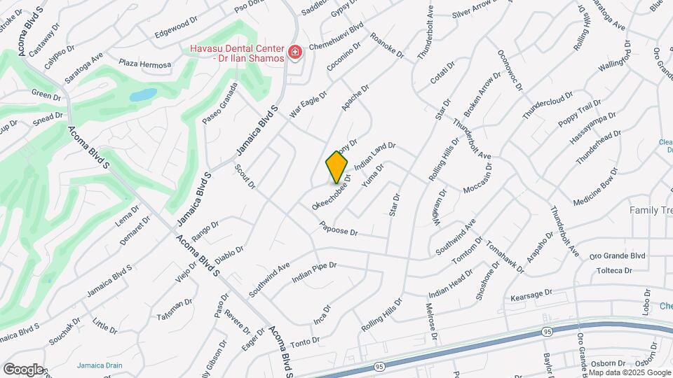 2821 Okeechobee Dr Map and Location Details