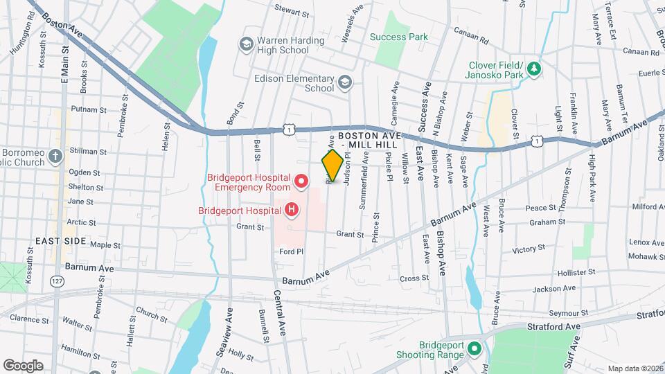 292 Ridgefield Ave Mapa y Detalles de la Ubicación