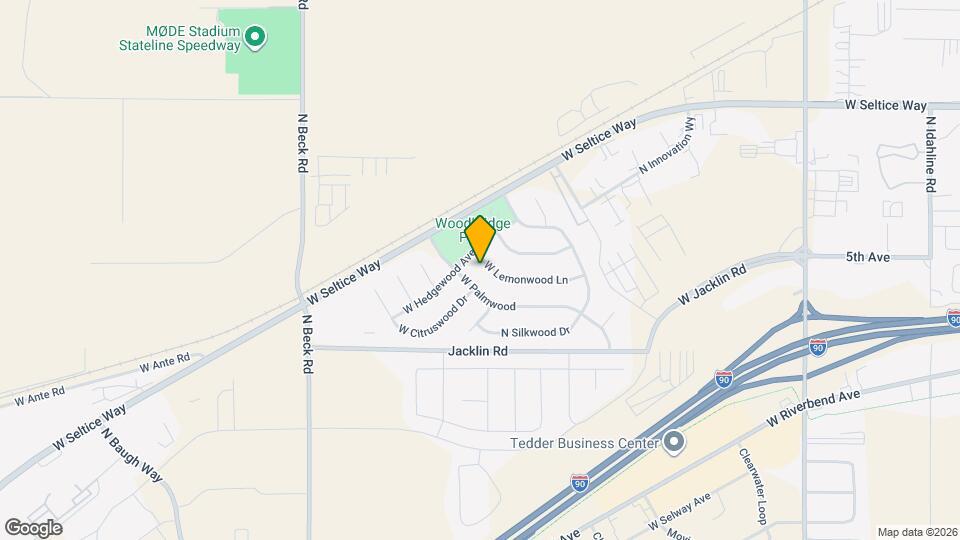 5042 W Lemonwood Ln Map and Location Details