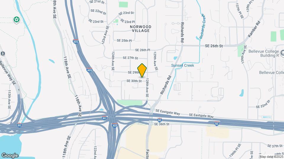 12634 SE 30th St Map and Location Details