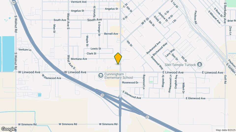 1543 Lander Ave Mapa y Detalles de la Ubicación