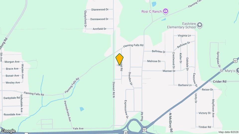 1087 Delwood Rd Map and Location Details