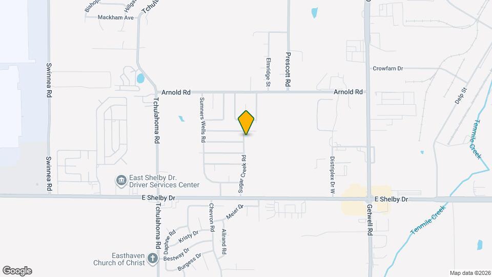 4528 Sugar Creek Rd Map and Location Details