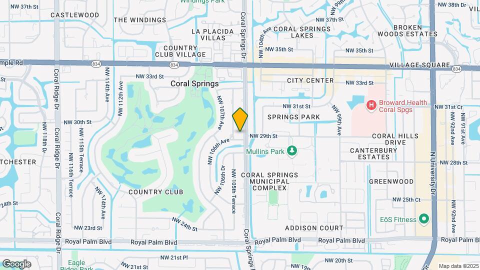 2946 Coral Springs Dr Map and Location Details