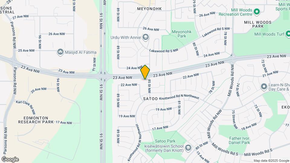 2208-2285 85 St NW Map and Location Details