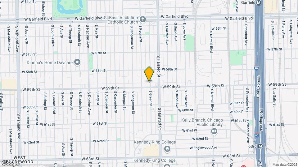 5848 S Green St Map and Location Details