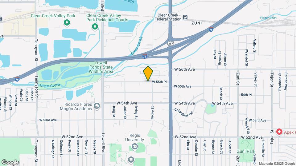 3240 W 55th Pl Map and Location Details