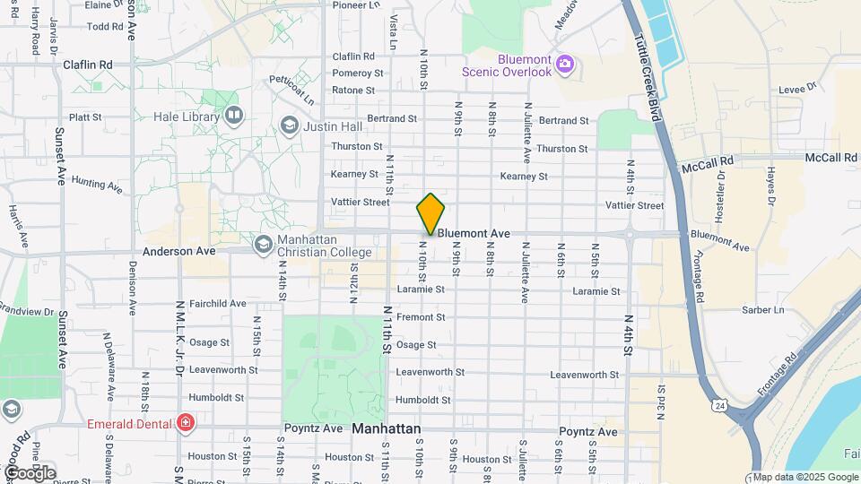 925 Bluemont Ave Map and Location Details