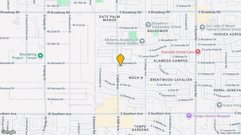 14 E Balboa Dr Map and Location Details