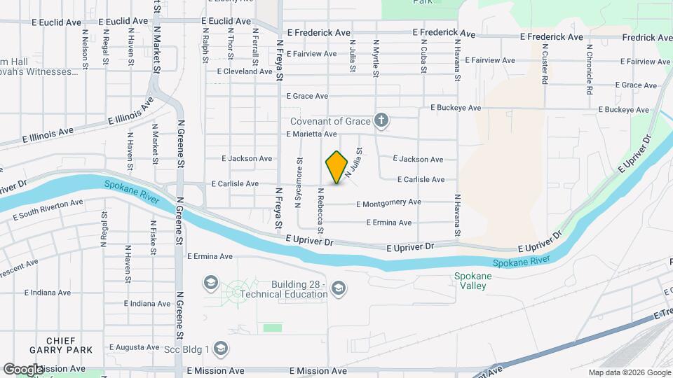 3820 E Carlisle Ave Map and Location Details