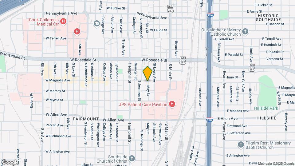 1324 May St Map and Location Details