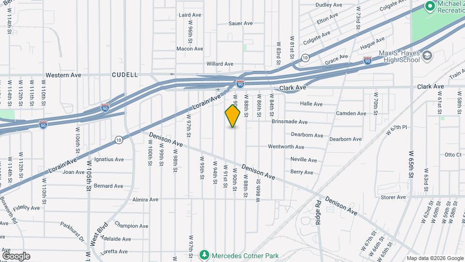 3196 W 90th St Map and Location Details